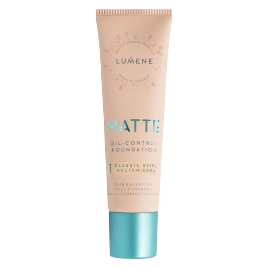 Lumene Matte Oil-Control Foundation 30 ml - 1 Classic Beige