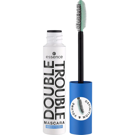 Double Trouble Mascara Waterproof, 12 ml essence Ripsivärit