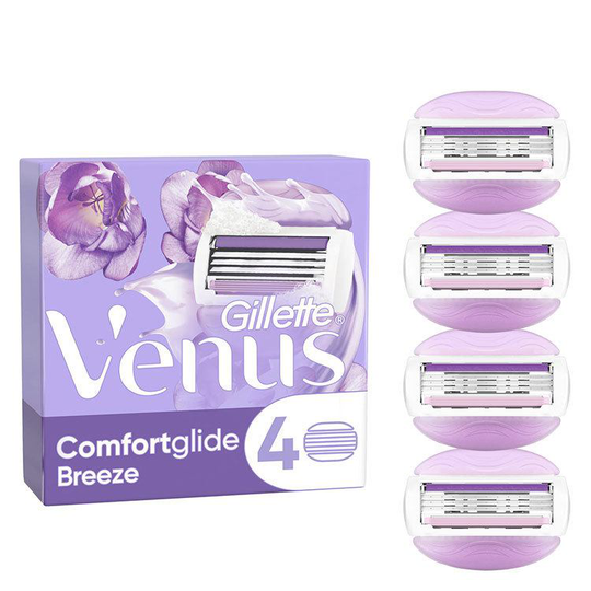 Gillette Venus Comfortglide Breeze Razor Blades 4 kpl