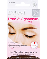 Frans & Ögonbrynsfärg, Brunsvart