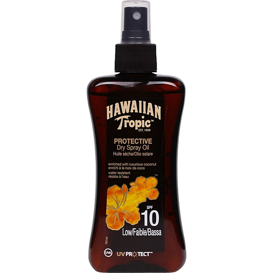 Hawaiian Tropic Protective Dry Spray Oil, SPF 10, 200 ml Hawaiian Tropic Aurinkosuojat