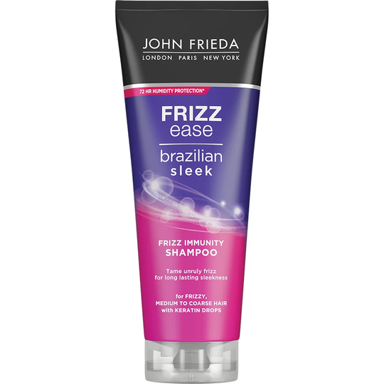 Frizz Ease Brazilian Sleek Shampoo, 250 ml John Frieda Shampoo