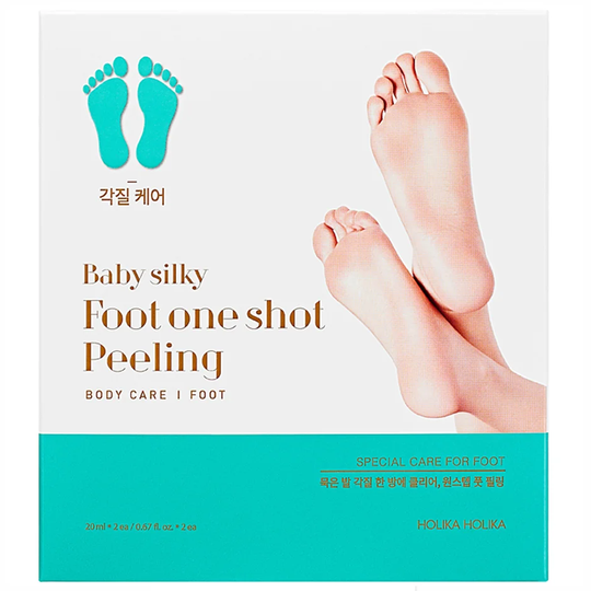 Baby Silky Foot One Shot Peeling, Holika Holika Jalkahoito