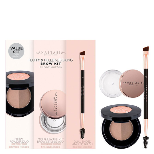 Anastasia Beverly Hills Fluffy & Fuller Looking Brow Kit - Medium Brown
