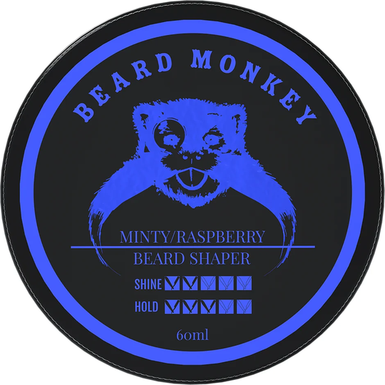 Minty & Raspberry Beard Shaper, 60 ml Beard Monkey Parta & Viikset