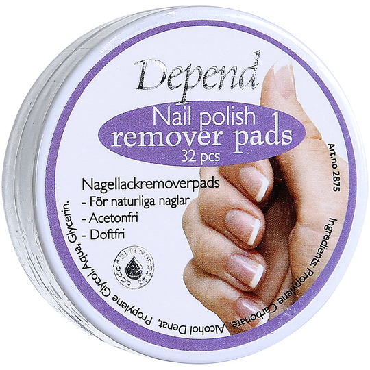 Nail Polish Remover, Depend Kynsilakan poisto