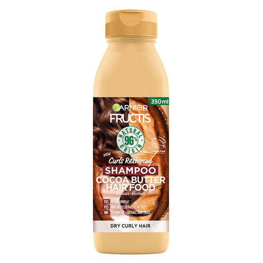 Garnier Fructis Hair Food Cocoa Butter Shampoo 350 ml