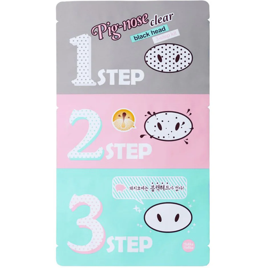 Holika Holika Pig Nose Clear Blackhead 3-Step Kit, Holika Holika Kasvonaamio