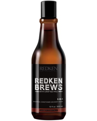 Brews 3 In 1 Shampoo, 300ml