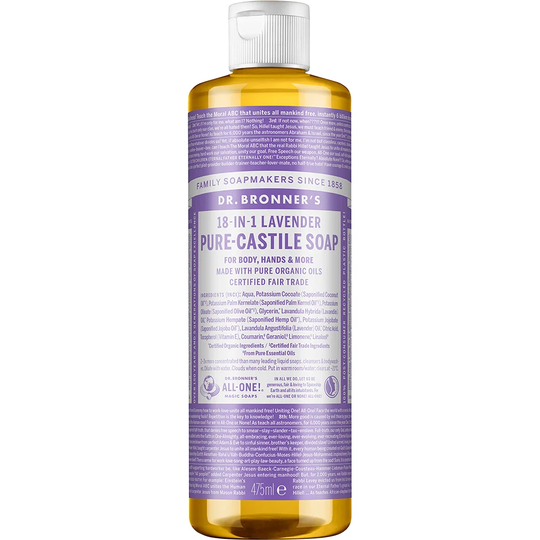 Magic Soaps Lavender, 475 ml Dr. Bronner's Suihku- ja kylpytuotteet
