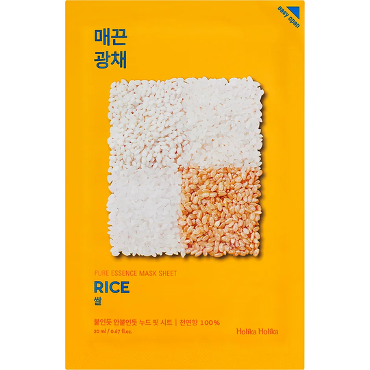 Holika Holika Pure Essence Mask Sheet - Rice, Holika Holika Kasvonaamio