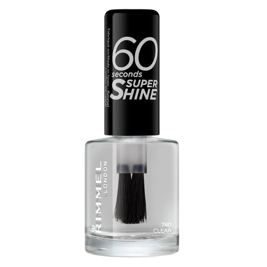 Rimmel London 60 Seconds Super Shine Nail Polish 8 ml ─ #740 Clear