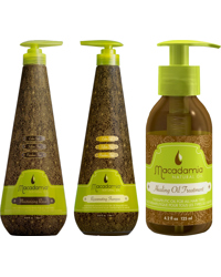 Natural Oil Moisturizing Rinse 1000ml + Rejuvenating Shampoo 1000ml + Healing Oil Treatment 125ml