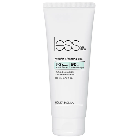 Less On Skin Micellar Cleansing Gel, 200 ml Holika Holika Kasvojen puhdistus