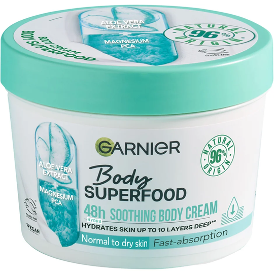 Body Superfood, 380 g Garnier Vartalovoiteet