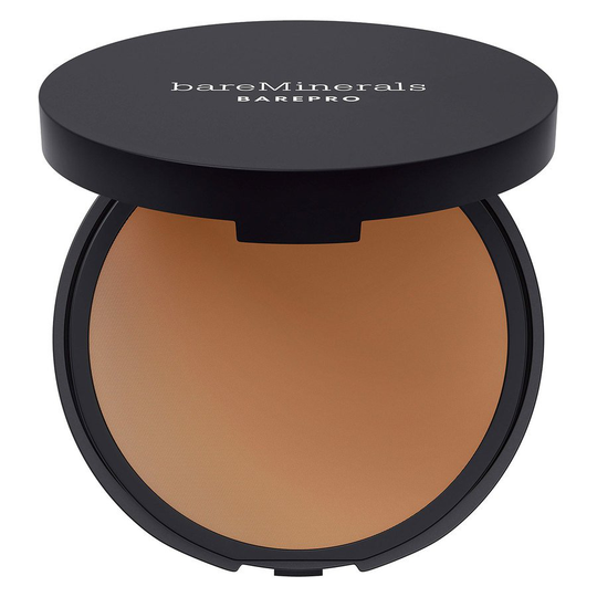 bareMinerals BarePro 16hr Skin-Perfecting Powder Foundation 8 g ─ Medium Deep 45 Warm