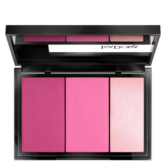 IsaDora Blush Trio 3-in-1 Palette 12 g ─ #71 Blushed Fuchsia