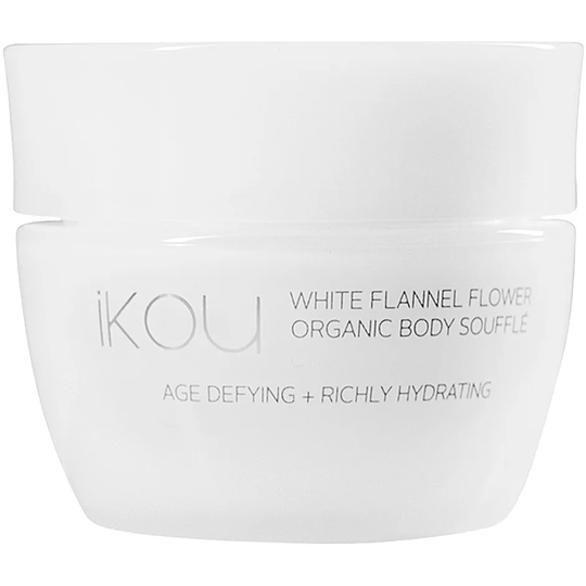 Mini White Flannel Flower Organic Souffle, 50 g iKOU Vartalovoide
