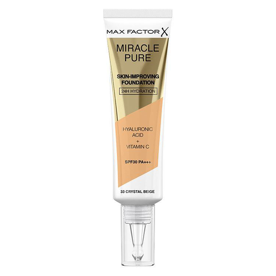 Max Factor Miracle Pure Skin-Improving Foundation 30 ml ─ 33 Crystal Beige