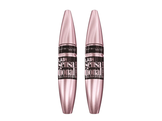 Lash Sensational Mascara Full Fan Effect 2-pk, Maybelline Ripsiväri