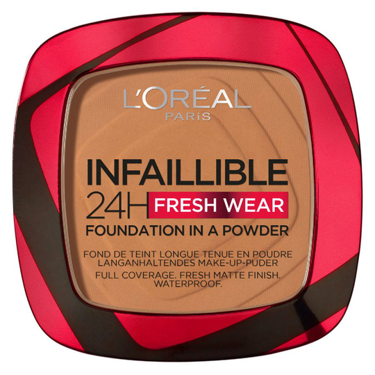 L'Oréal Paris Infaillible 24H Fresh Wear Foundation In A Powder 9 g - 330 Hazelnut