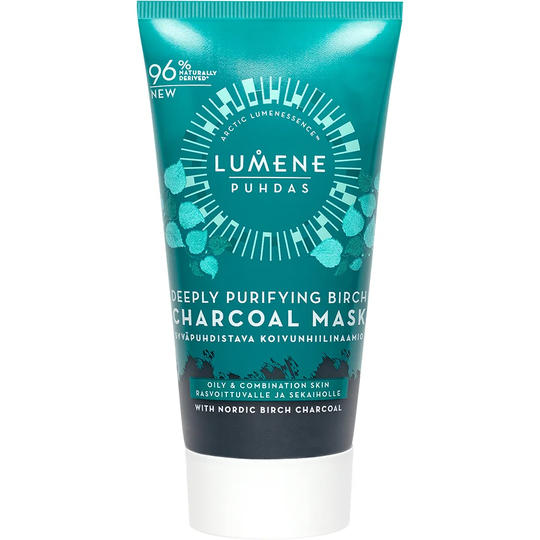 PUHDAS Deeply Purifying Birch Charcoal Mask, Lumene Kasvonaamio