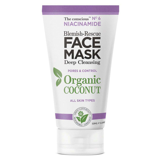 Biovène The Conscious Niacinamide Blemish Rescue Face Mask Organic Coconut 50 ml