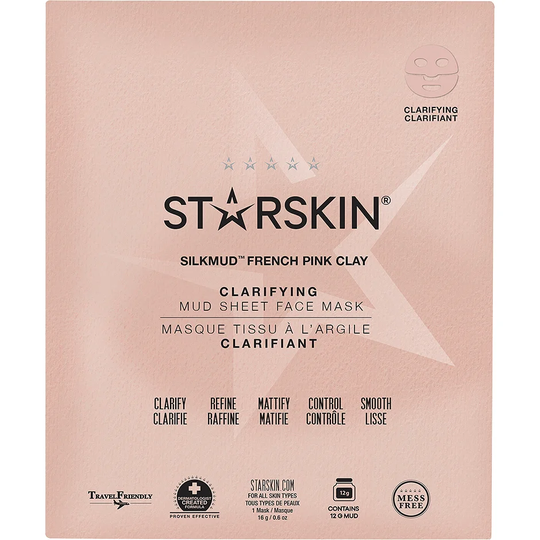 Silkmud Pink Clay, 16 g Starskin Kasvonaamio