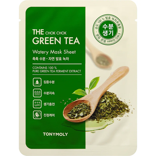The Chok Chok Green Tea Watery Mask Sheet, 20 g Tonymoly Kasvonaamio