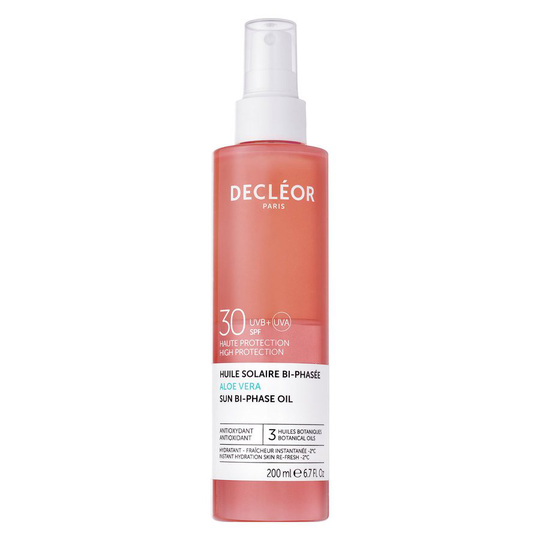 Decléor Aloe Vera Sun Bi-Phase Oil SPF30 200ml