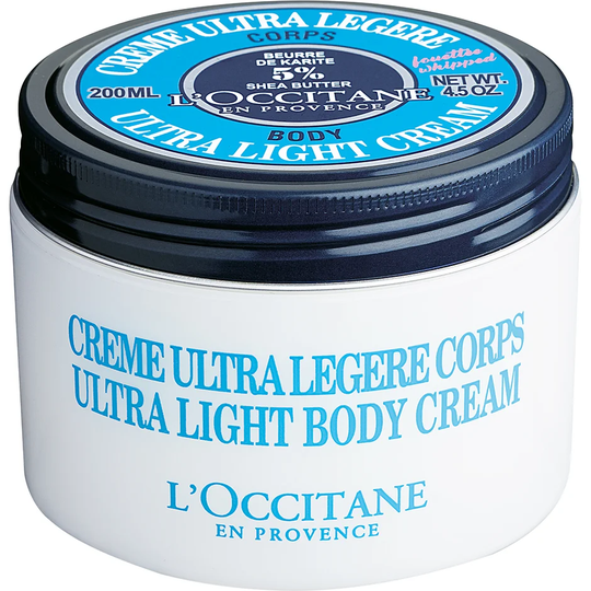 L'Occitane Shea Ultra Light Body Cream, 200 ml L'Occitane Vartalovoiteet