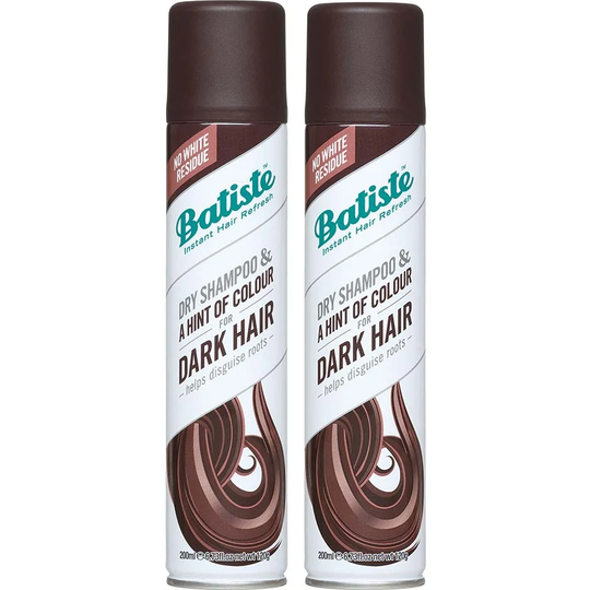 Dry Shampoo Dark & Deep Brown Duo, Batiste Hiustenhoito