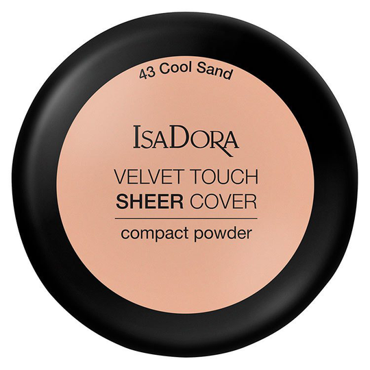 IsaDora Velvet Touch Sheer Cover Compact Powder 10 g - 43 Cool Sand