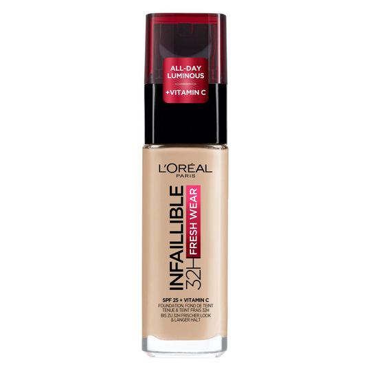 L'Oréal Paris Infaillible Fresh Wear 32H Liquid Foundation 130 True Beige 30ml