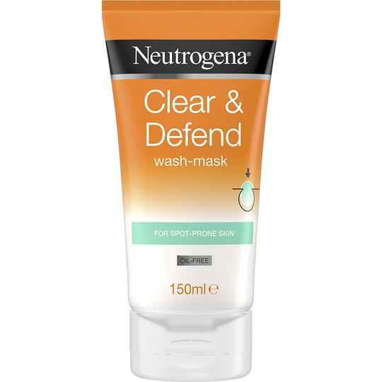 Neutrogena Clear & Defend Wash-Mask, 150 ml Neutrogena Kasvonaamio