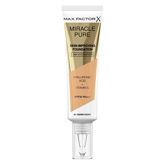 Max Factor Miracle Pure Skin-Improving Foundation 30 ml ─ 44 Warm Ivory