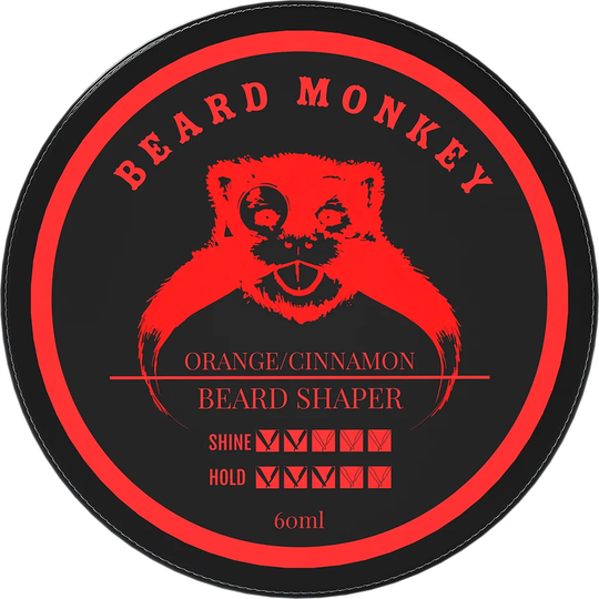 Orange & Cinnamon Beard Shaper, 60 ml Beard Monkey Parta & Viikset