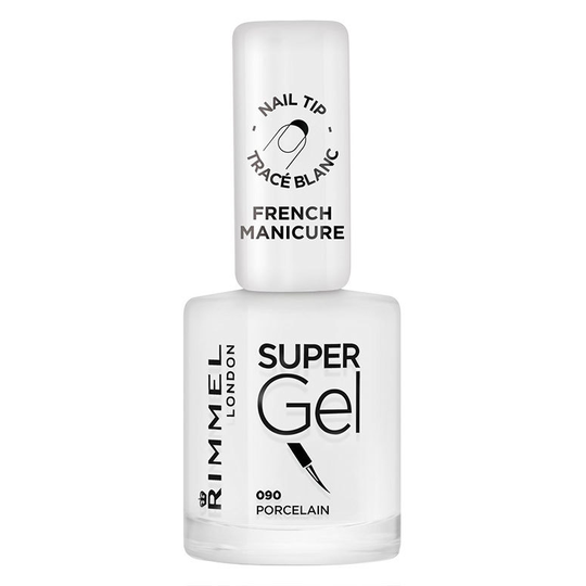 Rimmel London Super Gel Nail Polish 12 ml ─ #090 Porcelain