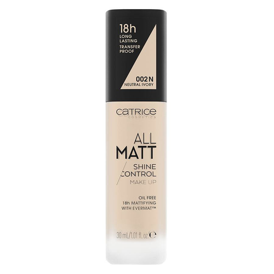 Catrice All Matt Shine Control Make Up 30 ml ─ 002 N Neutral Ivory