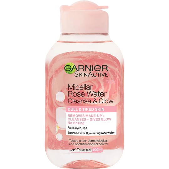 Skin Active Micellar Rose Water Cleanse & Glow, 100 ml Garnier Ihonpuhdistus