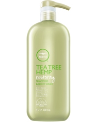 Tea Tree Hemp Restoring Shampoo & Body Wash, 1000ml