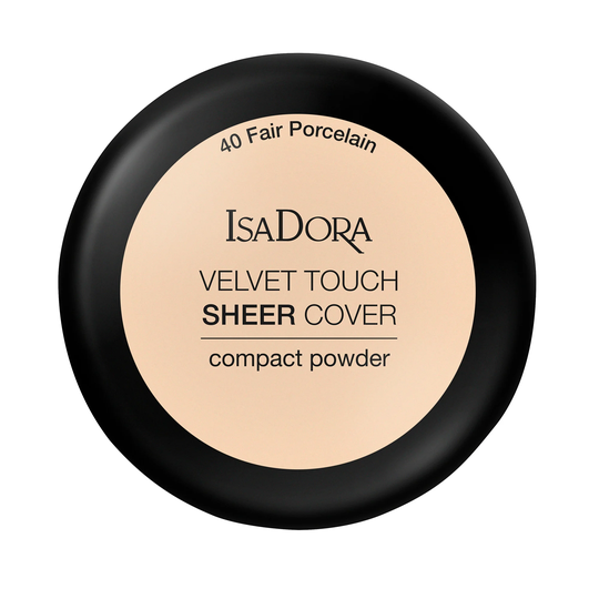 Velvet Touch Sheer Cover Compact Powder SPF20, 10 g IsaDora Puuteri