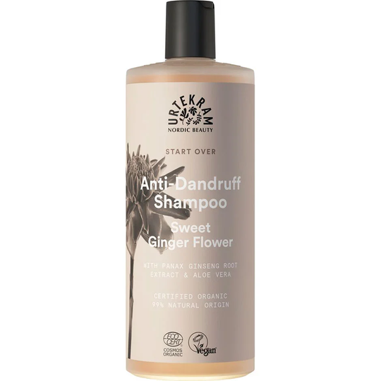 Anti-Dandruff Sweet Ginger Flower Shampoo, 500 ml Urtekram Shampoo