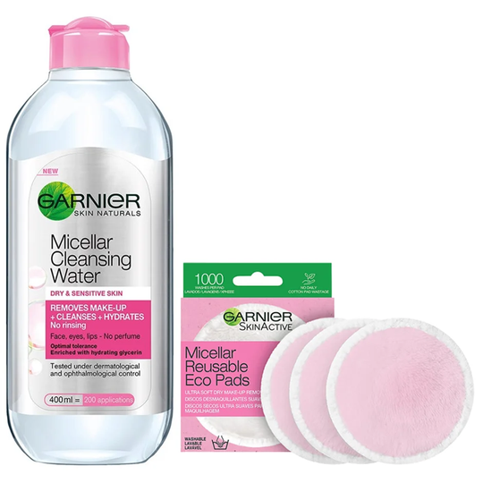 Micellar Water & Eco Pads, Garnier Ihonhoito