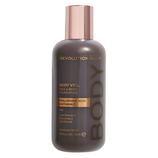 Revolution Glow Body Veil Foundation 120 ml - F20