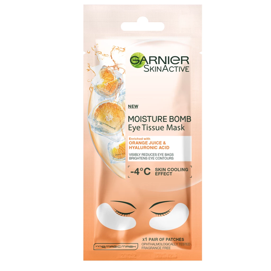 Moisture Bomb Eye Tissue Mask Orange Juice & Hyaluronic Acid