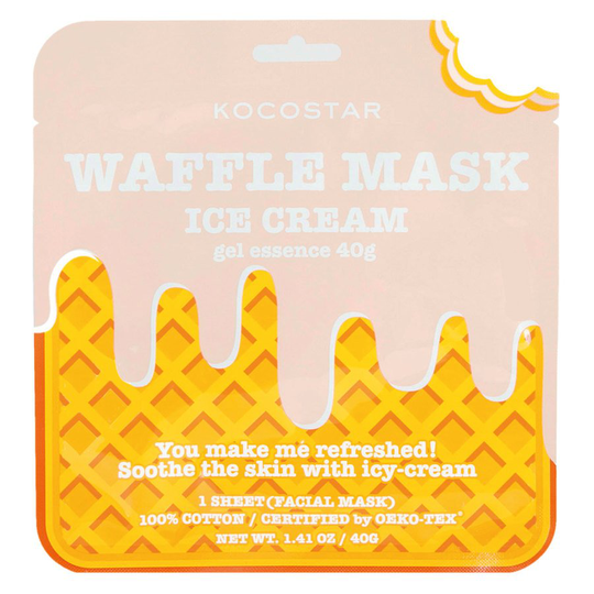 Kocostar Waffle Mask 40 g ─ Icecream