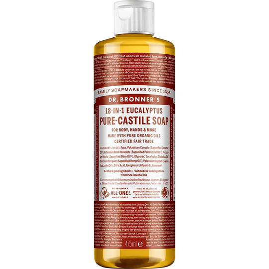 Magic Soaps Eucalyptus, 475 ml Dr. Bronner's Suihku- ja kylpytuotteet