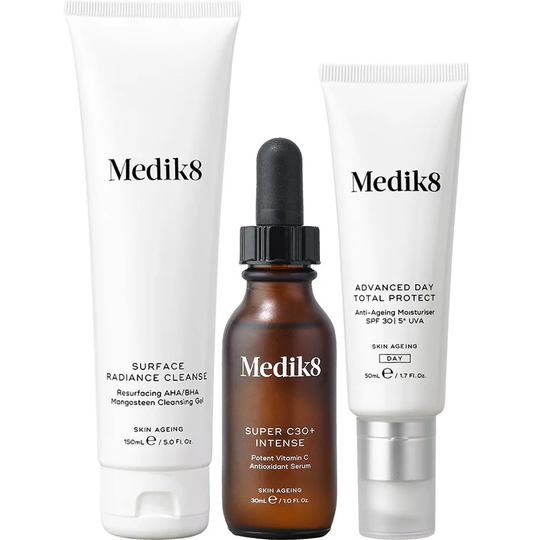 Morning Routine, Medik8 Ihonhoitopakkaukset
