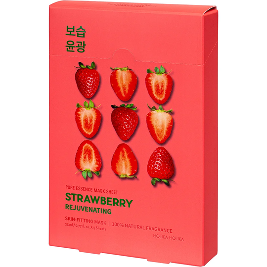 Pure Essence Mask Sheet Pack Strawberry, Holika Holika Kasvonaamio